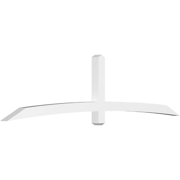 Ekena Millwork Bellingham Architectural Grade PVC Gable Bracket, 108"W x 27"H x 4"D x 4"F, 6/12 Pitch GBP108X27X0404BEL00 - main
